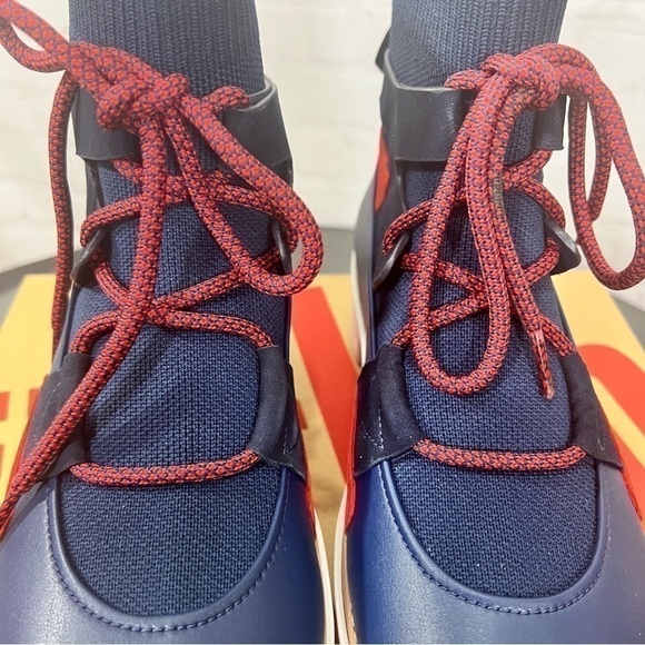 FIT FLOP GLACE KNIT ANKLE BOOTS in midnight blue size 7. - Picture 7 of 15